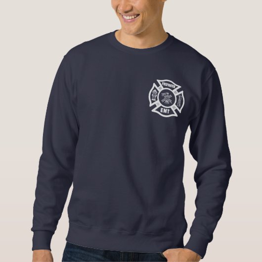 Ein Feuerwehrmann EMT Sweatshirt (Vorderseite)