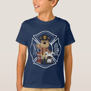 Ein Feuerwehrmann-Feuer-Abteilungs-Bär T-Shirt