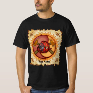 Ein Feuerwehrmann Yin Yang T-Shirt