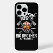 Ein Feuerwehrmann zu sein ist eine Ehre, ein große iPhone Hülle (Rückseite)