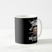 Ein Feuerwehrmann zu sein ist eine Ehre, ein große Kaffeetasse (VorderseiteRechts)