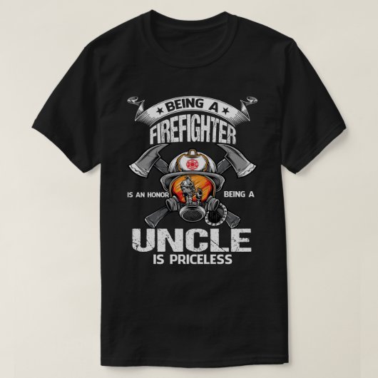 Ein Feuerwehrmann zu sein ist eine Ehre, ein UNKEL T-Shirt (Design vorne)