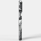 Ein feuriger indischer Krieger mit Federn Case-Mate iPhone Hülle (Rückseite / Rechts)