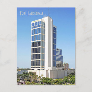Ein Finanzplatz, Fort Lauderdale, Florida Postkarte
