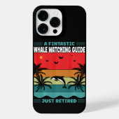 Ein fintastischer Whale-Watching-Guide einfach nur iPhone Hülle (Rückseite)
