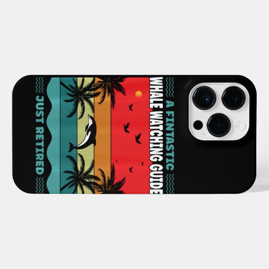 Ein fintastischer Whale-Watching-Guide einfach nur iPhone Hülle (Rückseite (Horizontal))