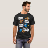 Ein Fisch, blauer Fisch T-Shirt (Vorne ganz)