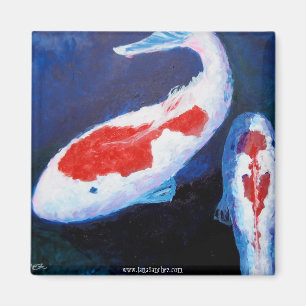 Ein Fisch, Magnet mit zwei Fischen