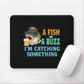 Ein Fisch oder ein Rausch, ich fange etwas beim Fi Mousepad (Mit Mouse)