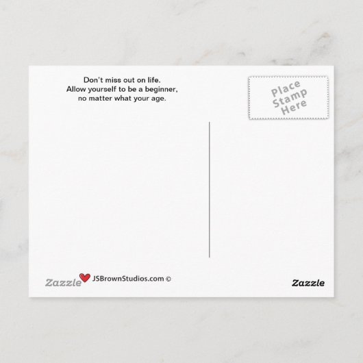 Ein Fisch ohne Wasser_C_ Postkarte (Rückseite)