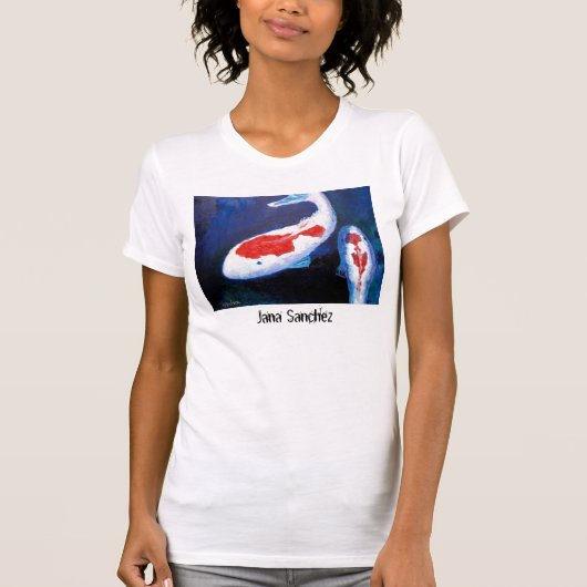 Ein Fisch, T - Shirt mit zwei Fischen (Vorderseite)