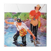 Ein Fisch von R.J. Cavaliere Fliese (Vorderseite)