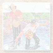 Ein Fisch von R.J. Cavaliere Glasuntersetzer (Rückseite)