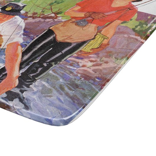 Ein Fisch von R.J. Cavaliere Schneidebrett (Ecke)