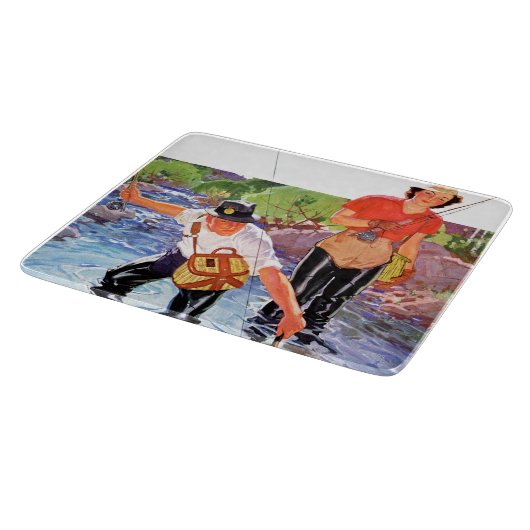 Ein Fisch von R.J. Cavaliere Schneidebrett (Ecke)