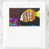 Ein Fisch von vielen Rechteckiger Aufkleber (Tasche)