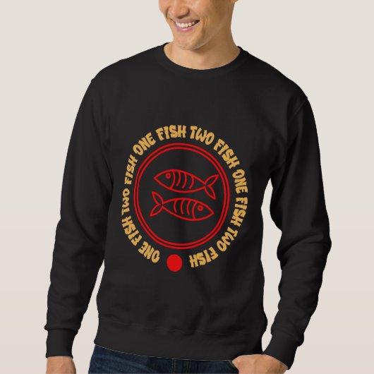 Ein Fisch zwei Fische 882 Sweatshirt (Vorderseite)