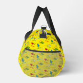 Ein Fisch Zwei Fische Gelbes Muster Duffle Bag (Rechts)