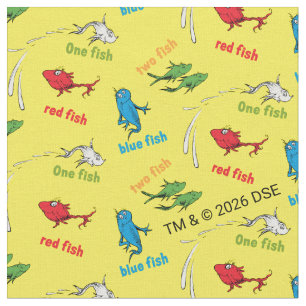 Ein Fisch Zwei Fische Gelbes Muster Stoff
