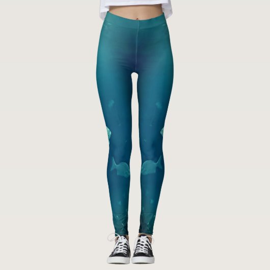 Ein Fisch, zwei Fische Leggings (Vorderseite)