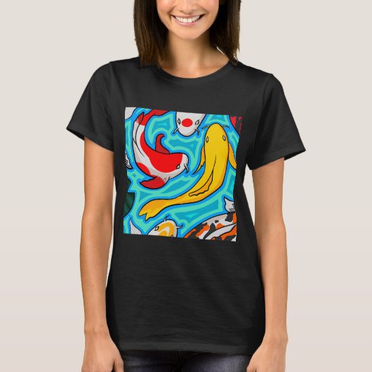 Ein Fisch Zwei Fische T-Shirt (Vorderseite)