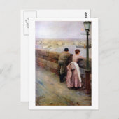 Ein Fischer durch Anders Zorn Postkarte (Vorne/Hinten)