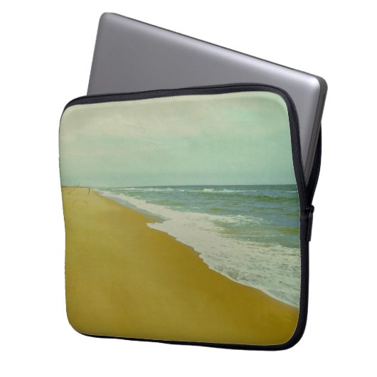 Ein Fischer und das Meer Laptopschutzhülle (Vorderseite Links)