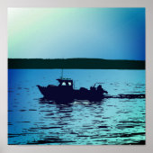 Ein Fischerboot auf Puget Sound Poster (Vorne)