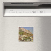 Ein Fischerdorf in Capri Magnet (In Situ (Geschirrspüler))