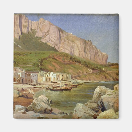 Ein Fischerdorf in Capri Magnet (Vorne)