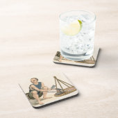 Ein Fischhändler, überziehen 39 'von den Kostümen Untersetzer (Rechte Seite)