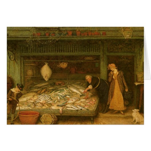 Ein Fischhändlergeschäft von Frederick Walker (Vorderseite (Horizontal))