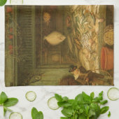 Ein Fischhändlergeschäft von Frederick Walker Geschirrtuch (Gefaltet)