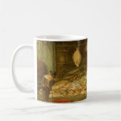 Ein Fischhändlergeschäft von Frederick Walker Kaffeetasse (Links)