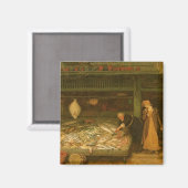 Ein Fischhändlergeschäft von Frederick Walker Magnet (Vorderseite/Rückseite)