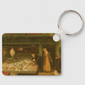 Ein Fischhändlergeschäft von Frederick Walker Schlüsselanhänger (Vorderseite)