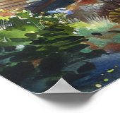 Ein Fischschlauch am See Poster (Ecke)