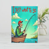 Ein Fisherman-Traum Einladung (Stehend Vorderseite)