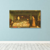 Ein Fishmonger's Shop von Frederick Walker Leinwanddruck (Insitu (Holzboden))