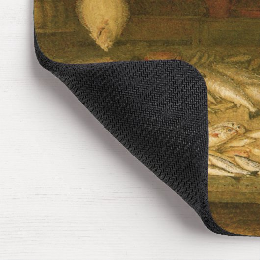 Ein Fishmonger's Shop von Frederick Walker Mousepad (Ecke)