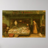 Ein Fishmonger's Shop von Frederick Walker Poster (Vorne)