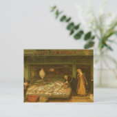 Ein Fishmonger's Shop von Frederick Walker Postkarte (Stehend Vorderseite)