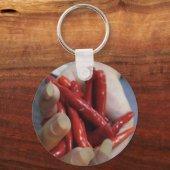 Ein Fistful of Chilies Schlüsselanhänger (Vorderseite)