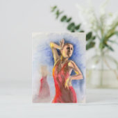 EIN FLAMENCO-TANKER 2 POSTKARTE (Stehend Vorderseite)