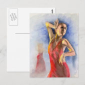 EIN FLAMENCO-TANKER 2 POSTKARTE (Vorne/Hinten)