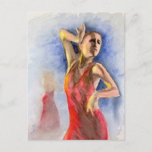 EIN FLAMENCO-TANKER 2 POSTKARTE (Vorderseite)