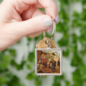 Ein flämisches Kermesse Schlüsselanhänger (Hand)