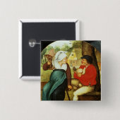 Ein flämisches Sprichwort Button (Vorne & Hinten)