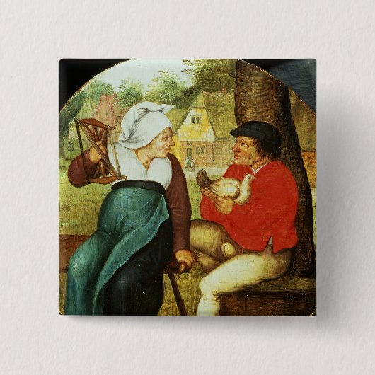 Ein flämisches Sprichwort Button (Vorderseite)