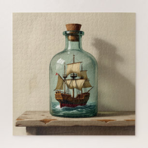 Ein Flaschenschiff Puzzle